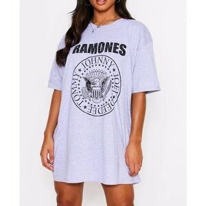 Ramones Unisex Graphic T-Shirt Ash Grey